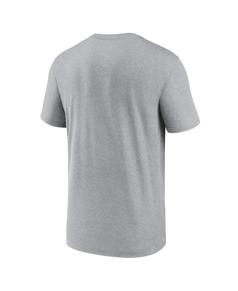 Nike Men's Heather Gray Texas Longhorns Primetime Legend Logo T-Shirt