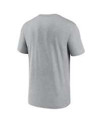 Nike Men's Heather Gray Texas Longhorns Primetime Legend Logo T-Shirt