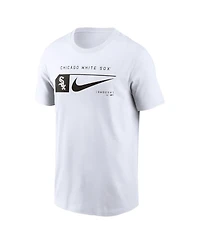 Nike Men's White Chicago White Sox Team Swoosh Lockup T-Shirt