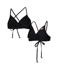 G-iii 4Her by Carl Banks Women's Black San Francisco 49ers Hall of Fame Bikini Top