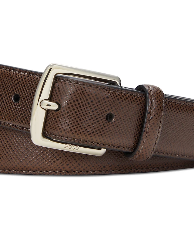 Polo Ralph Lauren Men's Leather Braided Cord Woven Belt at Mall