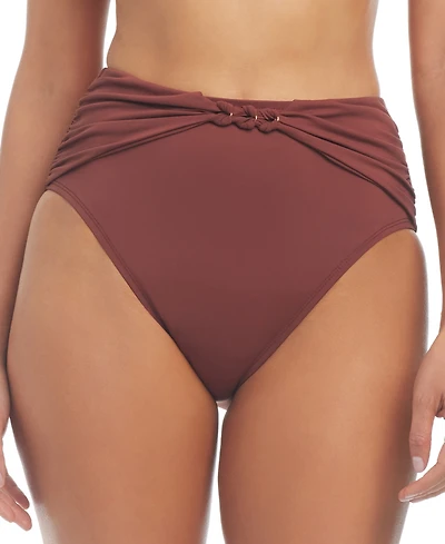 Bleu by Rod Beattie Women's Twisted High-Waist Bikini Bottoms