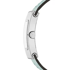 Tory Burch Women's The T Watch Blue Leather Strap Watch 18mm
