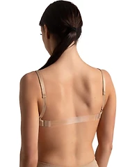 Capezio Women's Seamless Clear Back Bandeau Bra