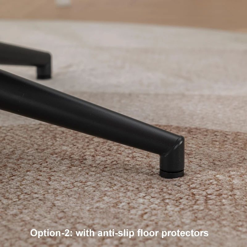 Simplie Fun Adjustable and Swivel Criss-Cross Office Chair with Wide Seat