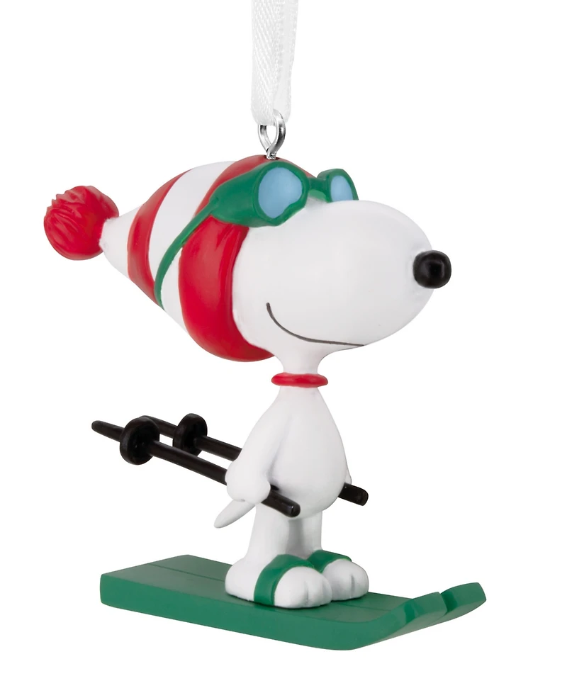 Hallmark Peanuts Snoopy Skiing Christmas Ornament