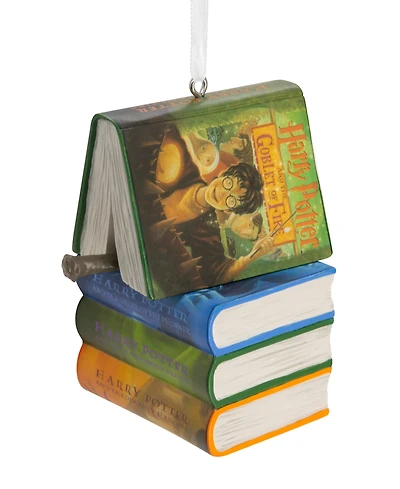 Hallmark Harry Potter Books and Wand Christmas Ornament
