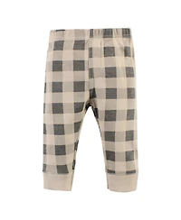 Hudson Baby Boys or Girls, Cotton Essentials Bodysuit, Pants, and Shoes 3Pk