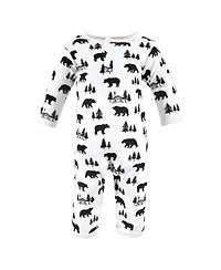 Hudson Baby Boys Unisex Triple Full-Body Suit Pack