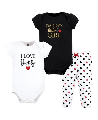 Hudson Baby Girls 2 Bodysuits and Pant