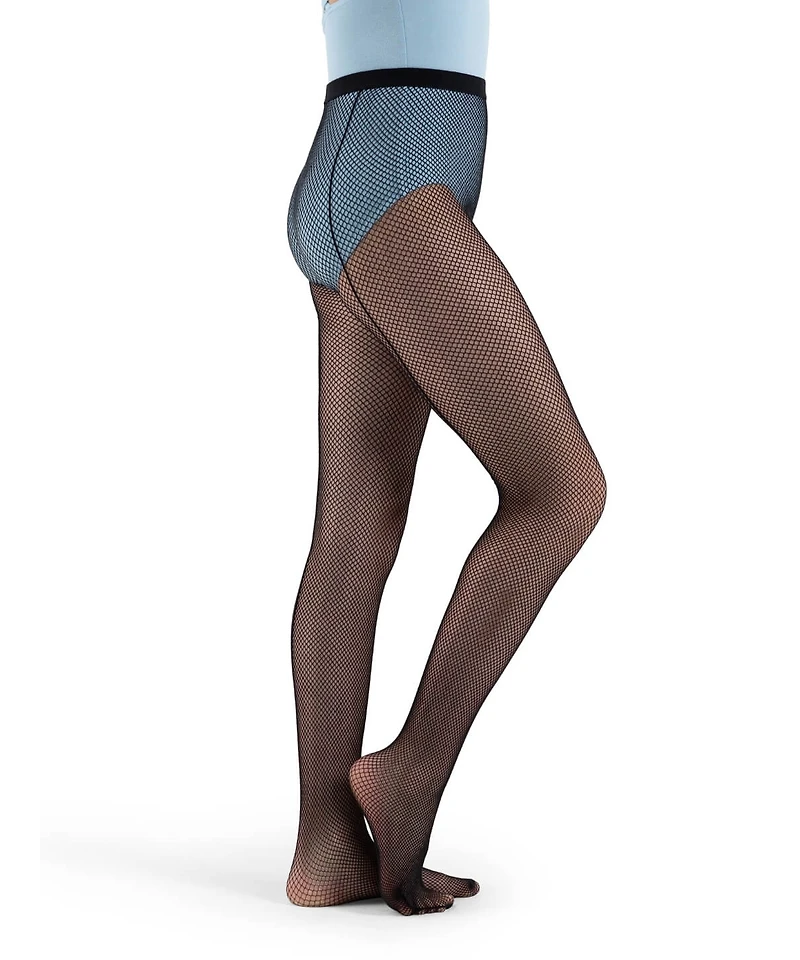 Capezio Girls Classic Fishnet Tight w/ Seams