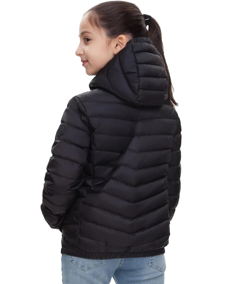 Rokka&Rolla Girls Ultra Light Packable Down Jacket 4-18