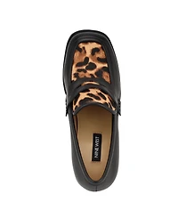 Nine West Women's Avalia Block Heel Penny Loafers