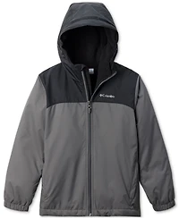 Columbia Big Boys Glennaker Ii Fleece-Lined Full-Zip Hooded Rain Jacket