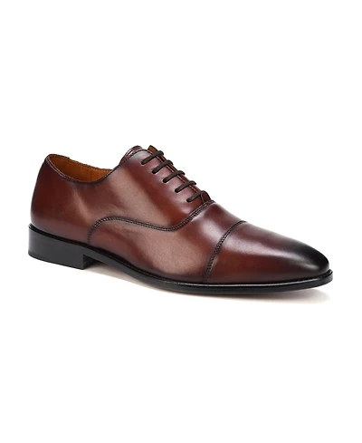 Anthony Veer Men's Bill Cap Toe Oxford Leather Dress Shoes