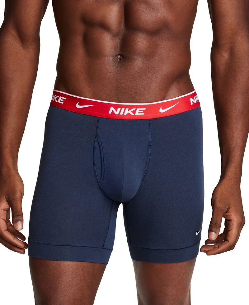 Nike Men's 3-Pack Dri-fit Essential Cotton Stretch Boxer Briefs