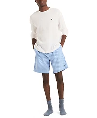 Nautica Men's Plaid Poplin Pajama Shorts