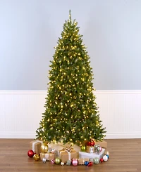 National Tree Company Dunhill Fir Hinged Tree, 7.5 feet.
