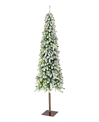 National Tree Company Flocked Grand Alpine Tree, 6.5 feet.