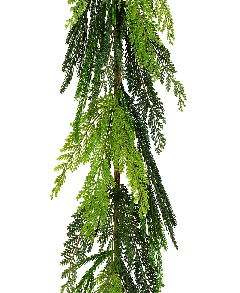 National Tree Company Christmas Cottage Garland, 5 feet.