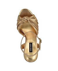 Nine West Women's Winne Knot High Heel Platform Sandals