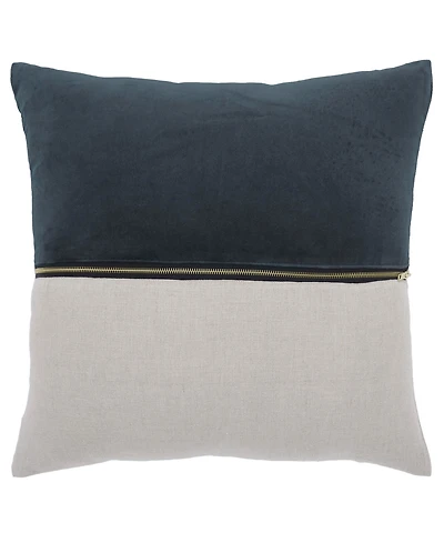 Ihi Home Velvet Linen Decorative Pillow Cover, 20" x