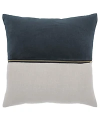 Ihi Home Velvet Linen Decorative Pillow Cover, 20" x