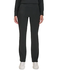 Calvin Klein Performance Women's Tech Waffle-Knit Flare-Leg Pants