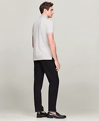 Tommy Hilfiger Men's Regular-Fit Liquid Cotton Collar Stripe Detail Polo Shirt