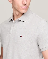 Tommy Hilfiger Men's Regular-Fit Liquid Cotton Collar Stripe Detail Polo Shirt