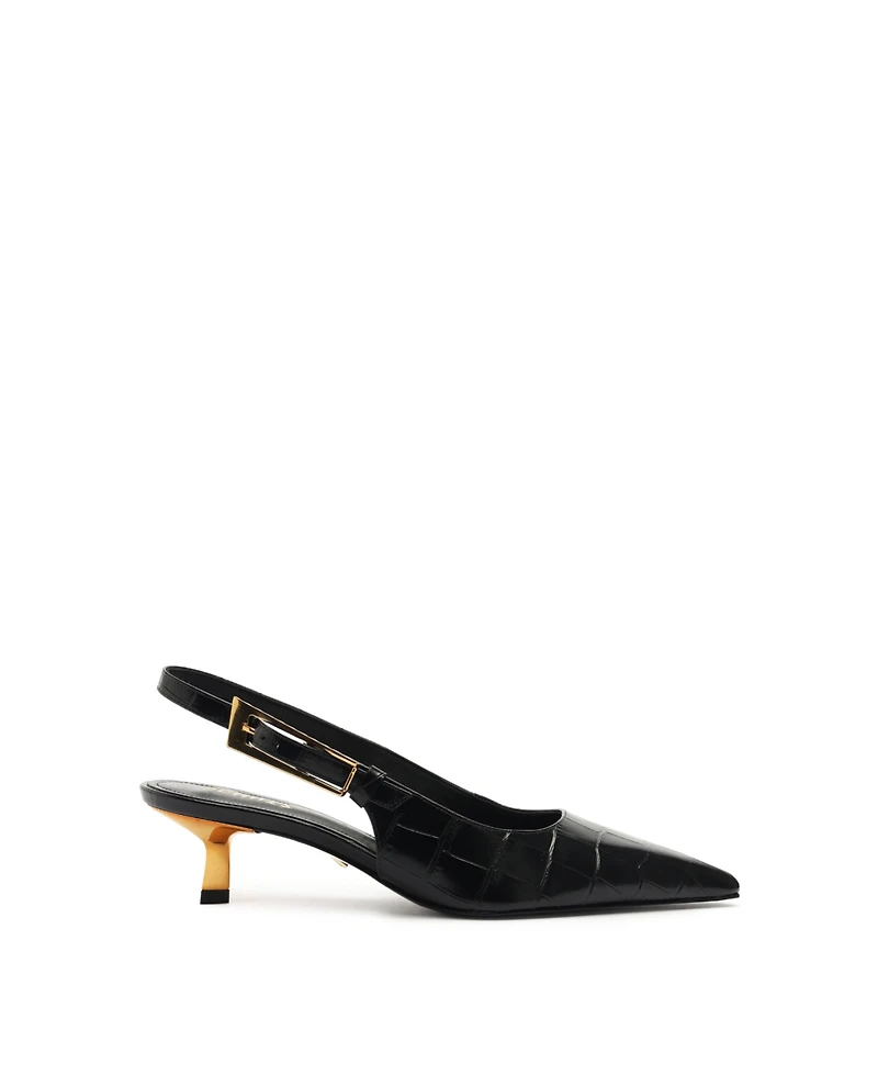 Schutz Women's Ciara Slingback Kitten Heel Pumps