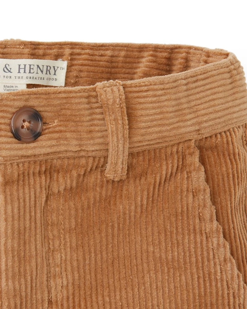Hope & Henry Toddler Boys Organic Corduroy Pant