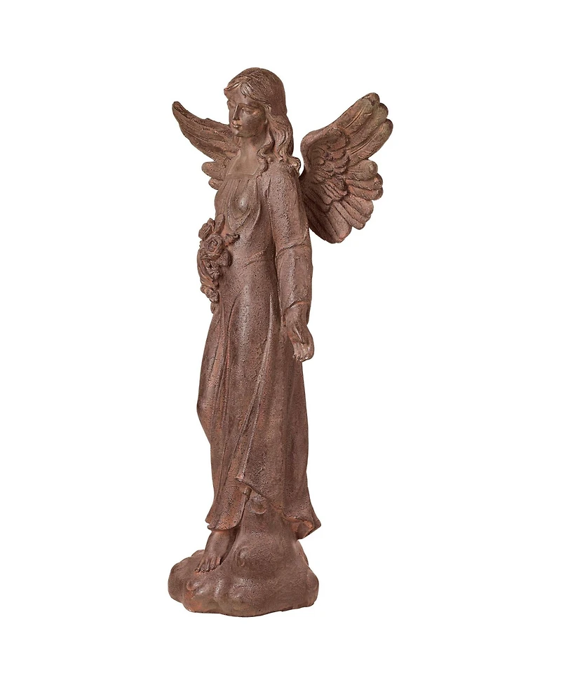 Kensington Hill Large English Tudor Angel Garden Statue Sculpture Catholic Religious Holy Decor Outdoor Garden Porch 41 1/2" High
