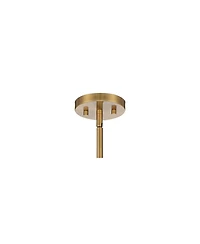 Possini Euro Design Sundry Warm Brass Pendant Chandelier 24" Wide Modern Double Drum Shades 4-Light Fixture for Dining Room House Foyer Kitchen I