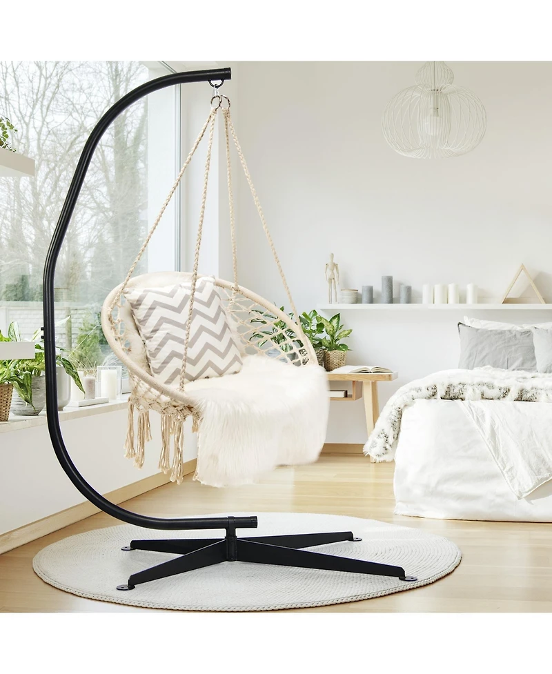 Slickblue Solid Steel C Hammock Frame Stand