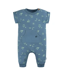 Gerber Baby Girls Short Leg and Long Leg Romper Set, 2 Pack