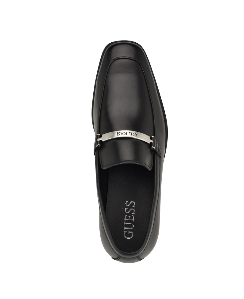 Guess Men's Herzo Slip On Ornamented Dress Loafers