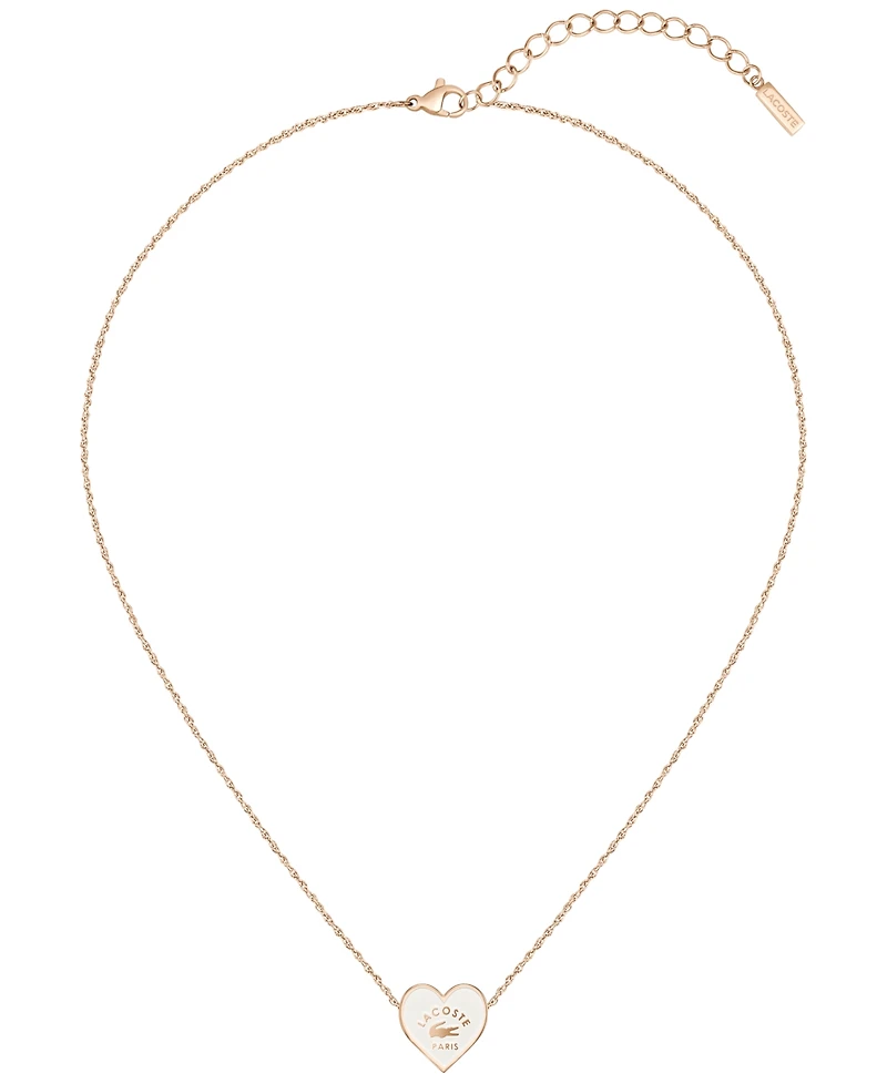 Lacoste Women's Love My Croc Ip Plated Necklace