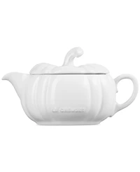 Le Creuset Stoneware Pumpkin 14-Oz. Gravy Boat with Lid