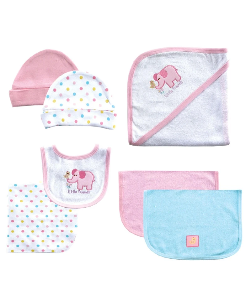 Luvable Friends Baby Girls Layette Gift Cube