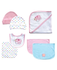 Luvable Friends Baby Girls Layette Gift Cube