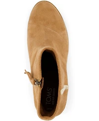 Toms Women's Evelyn Stacked Block Heel Booties