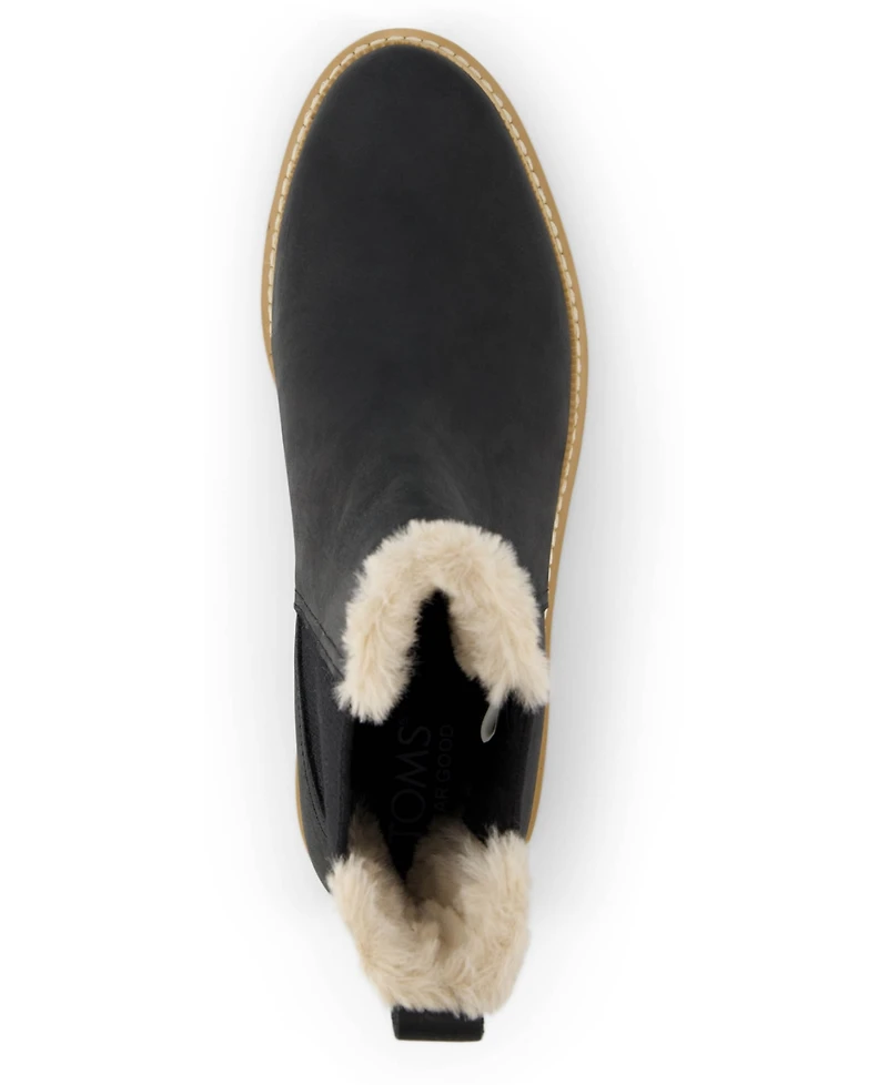 Toms Women's Bennet Faux Fur Chelsea Lug Booties
