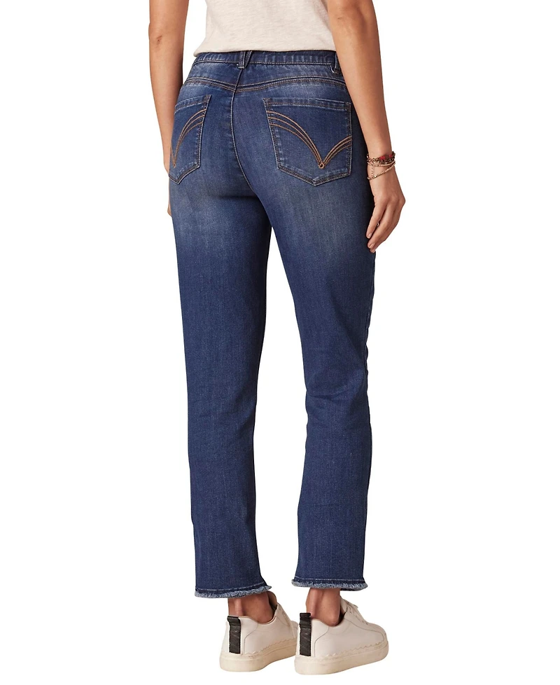 Democracy Women's "Ab" Solution Slim Straight Leg Jean