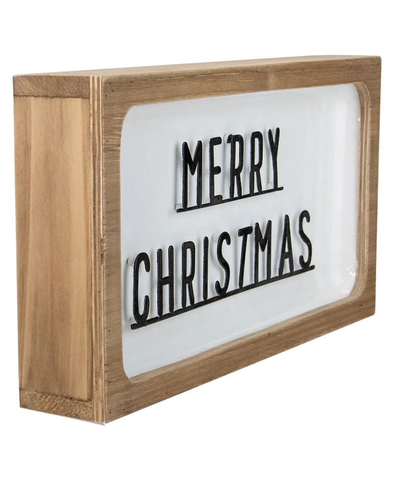 Northlight 3D Wooden "Merry Christmas" Wall or Tabletop Sign 13-Inch