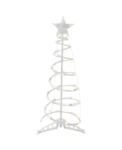 Northlight 3ft Led Spiral Cone Tree Warm White Lights