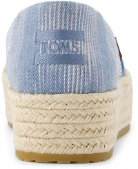Toms Women's Valencia Novelty Denim Platform Espadrilles