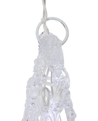 Northlight 24" Pure White Led Twinkle Bethlehem Hanging Star