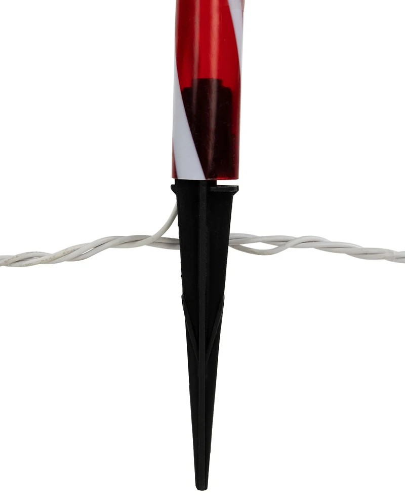 Northlight Candy Cane 8 Christmas Outdoor Pathway Markers