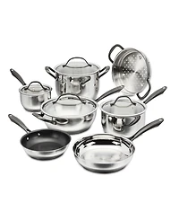 Cuisinart Radiant Pro Stainless with Brushed Titanium Finish Cookware Set, 11-Pc.